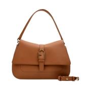 Bruine Flow Schoudertas Furla , Brown , Dames