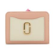 Roze Leren Utility Snapshot Portemonnee Marc Jacobs , Pink , Dames