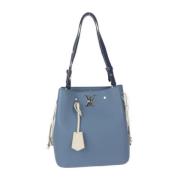 Pre-owned Leather louis-vuitton-bags Louis Vuitton Vintage , Blue , Da...