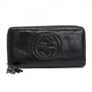 Pre-owned Fabric wallets Gucci Vintage , Black , Dames