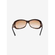 Pre-owned Fabric sunglasses Gucci Vintage , Brown , Dames