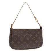 Pre-owned Canvas pouches Louis Vuitton Vintage , Brown , Dames