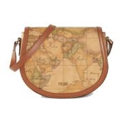 Klassieke Geo Print Schoudertas Alviero Martini 1a Classe , Brown , Da...