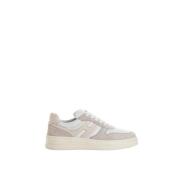 Elegante Leren Sneakers Hogan , Beige , Heren