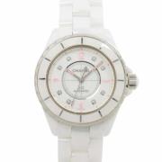 Pre-owned Glass watches Chanel Vintage , White , Heren