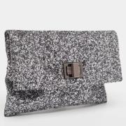 Pre-owned Fabric clutches Anya Hindmarch Pre-owned , Gray , Dames