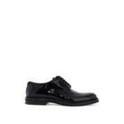 Lakleren Derby Veterschoenen Dolce & Gabbana , Black , Heren