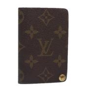 Pre-owned Canvas wallets Louis Vuitton Vintage , Brown , Unisex