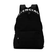 Pre-owned Canvas backpacks Balenciaga Vintage , Black , Dames