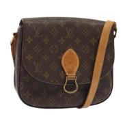 Pre-owned Canvas louis-vuitton-bags Louis Vuitton Vintage , Brown , Da...