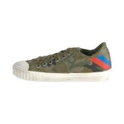 Camouflage Groene Sneakers Philippe Model , Green , Heren