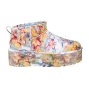 Platformlaarzen met Bloemenmotief UGG , Multicolor , Dames