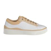 Sportieve Veterschoenen Wit Polyester Tommy Hilfiger , White , Dames