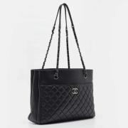 Pre-owned Fabric totes Chanel Vintage , Black , Dames