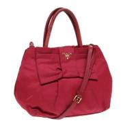 Pre-owned Nylon prada-bags Prada Vintage , Pink , Dames