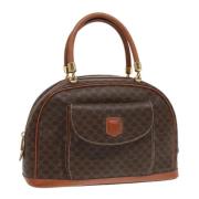 Pre-owned Canvas handbags Celine Vintage , Brown , Dames