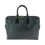 Pre-owned Canvas louis-vuitton-bags Louis Vuitton Vintage , Black , Da...