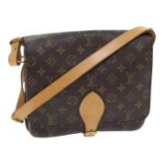 Pre-owned Canvas louis-vuitton-bags Louis Vuitton Vintage , Brown , Da...