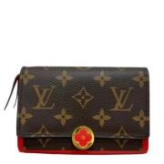 Pre-owned Fabric wallets Louis Vuitton Vintage , Red , Dames