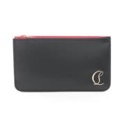 Pre-owned Leather wallets Christian Louboutin Pre-owned , Black , Dame...