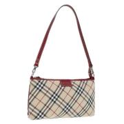 Pre-owned Canvas shoulder-bags Burberry Vintage , Beige , Dames