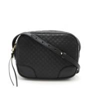 Pre-owned Leather gucci-bags Gucci Vintage , Black , Dames