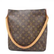 Pre-owned Fabric handbags Louis Vuitton Vintage , Brown , Dames