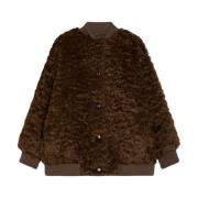 Mohair Bomberjack Max Mara Weekend , Brown , Dames