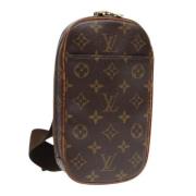 Pre-owned Canvas louis-vuitton-bags Louis Vuitton Vintage , Brown , Da...