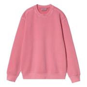 Duster Script Sweat Charm Pink Carhartt Wip , Pink , Heren