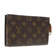 Pre-owned Canvas pouches Louis Vuitton Vintage , Brown , Dames