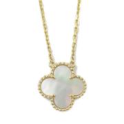 Pre-owned Fabric necklaces Van Cleef & Arpels Pre-owned , White , Dame...