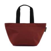 Kleur Blok Nylon Tote Tas Hervé Chapelier , Red , Dames