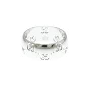 Pre-owned White Gold rings Gucci Vintage , Gray , Dames