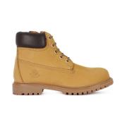 Gele Nubuck Kinder Enkellaars Lumberjack , Brown , Dames