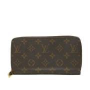 Pre-owned Canvas wallets Louis Vuitton Vintage , Brown , Dames