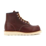 Klassieke Moc Bruine Leren Laars Red Wing Shoes , Brown , Heren