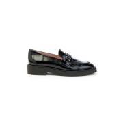 Sportieve Mocassin Leer Vrouwen Hispanitas , Black , Dames