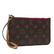 Pre-owned Canvas pouches Louis Vuitton Vintage , Brown , Dames