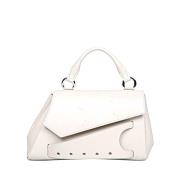 Stijlvolle Leren Tas Maison Margiela , White , Dames