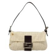 Pre-owned Canvas fendi-bags Fendi Vintage , Beige , Dames