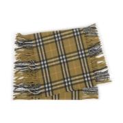 Geruite Kasjmier Sjaal Burberry , Multicolor , Heren