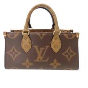 Pre-owned Canvas louis-vuitton-bags Louis Vuitton Vintage , Brown , Da...