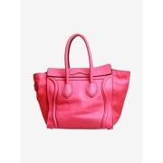 Pre-owned Leather celine-bags Celine Vintage , Pink , Dames