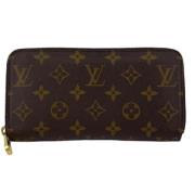 Pre-owned Canvas wallets Louis Vuitton Vintage , Brown , Dames