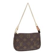 Pre-owned Canvas pouches Louis Vuitton Vintage , Brown , Dames