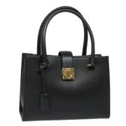 Pre-owned Leather handbags Salvatore Ferragamo Pre-owned , Black , Dam...