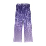 Gebreide Damesbroek met Gradiënt Alix The Label , Purple , Dames