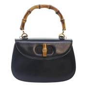 Pre-owned Leather gucci-bags Gucci Vintage , Black , Dames