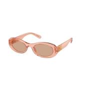 Roze Montuur Bruine Donkere Lenzen Miu Miu , Pink , Dames